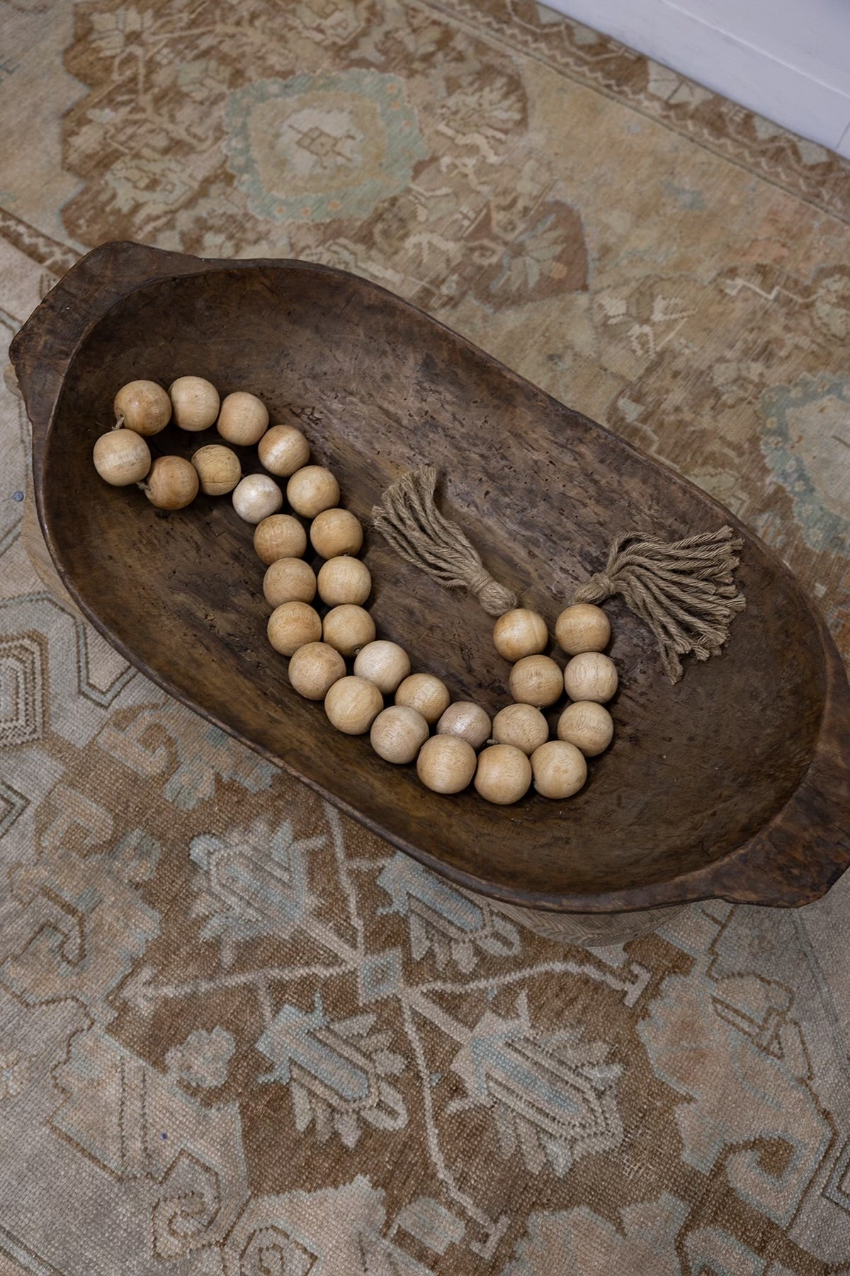 Large Wood Beads — view 3