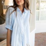 Jess Blouse - Hydrangea