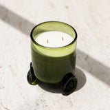 Citronella Hurricane Vase - Vert Fumé