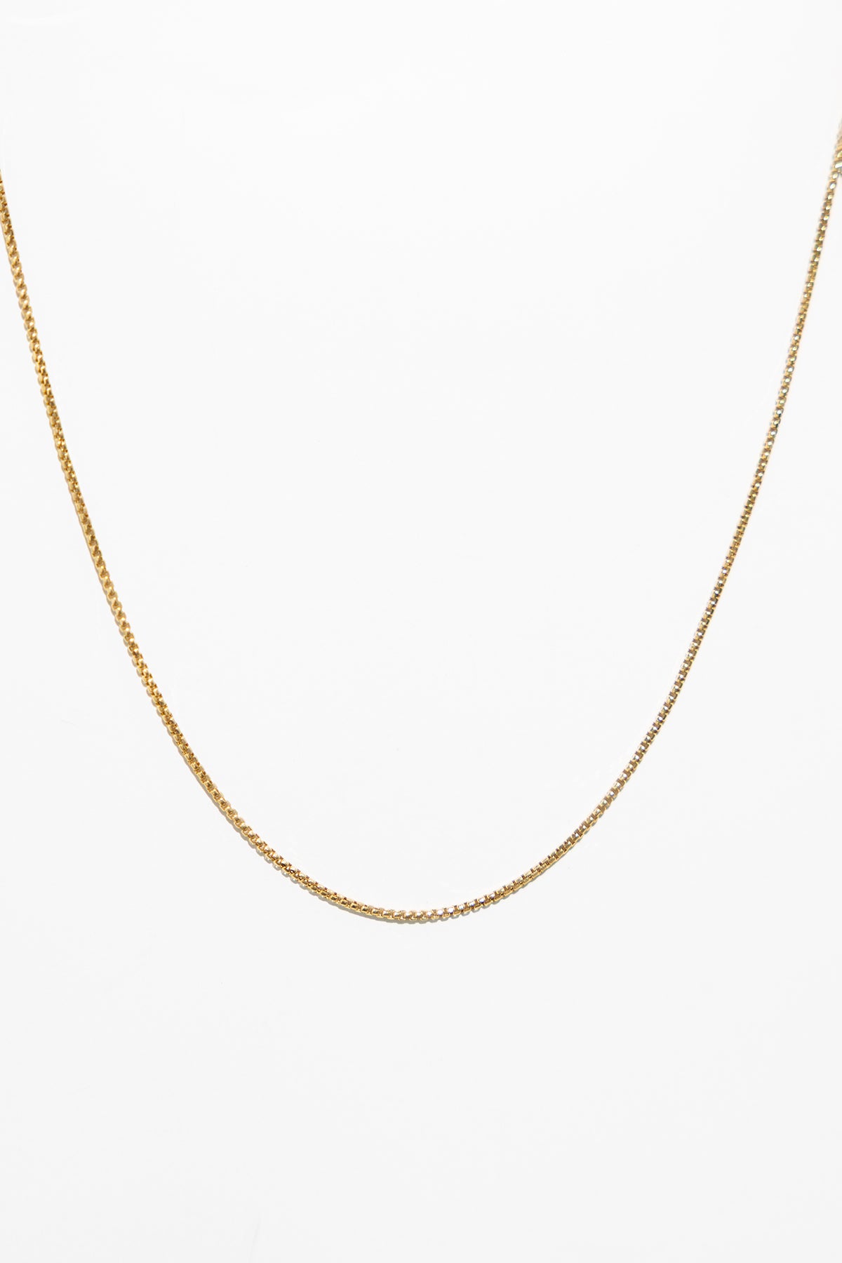 14K Thick Solid Gold Box Chain — view 3