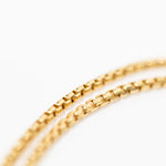 14K Thick Solid Gold Box Chain — view 2