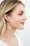 14K Chunky Square Hoops