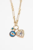 14K Evil Eye Charm