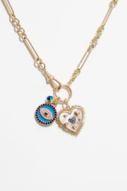 14K Evil Eye Charm