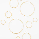 14K Gold Endless Hoop