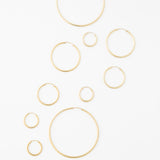 14K Gold Endless Hoop