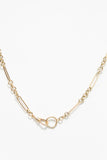 14K Link Chain with Spring Closure