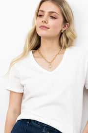 14K Rolo Link Chain Necklace with Solid Gold Closure