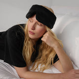 Weighted Silk Sleep Mask - Immersed Black