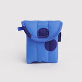 Baggu Puffy Earbuds Case in blue polka dot
