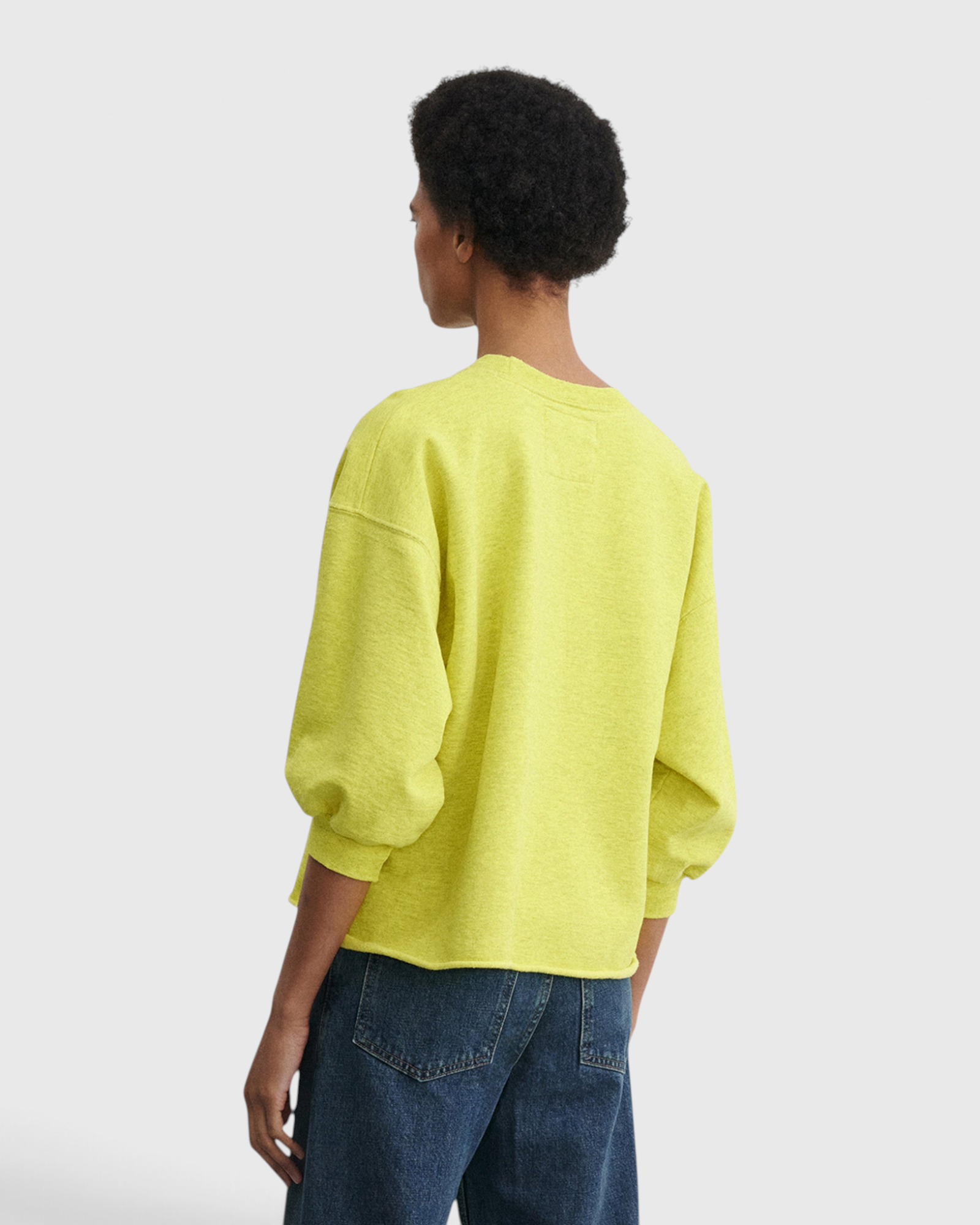 Rachel Comey Fond Sweatshirt in Citron - detail