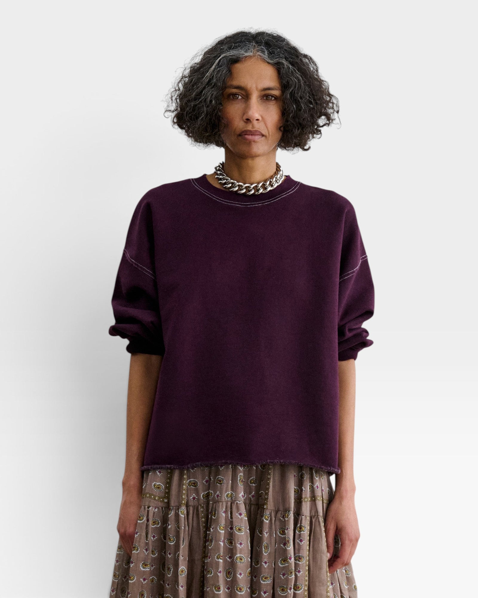 RACHEL COMEY Fond Sweatshirt - Plum