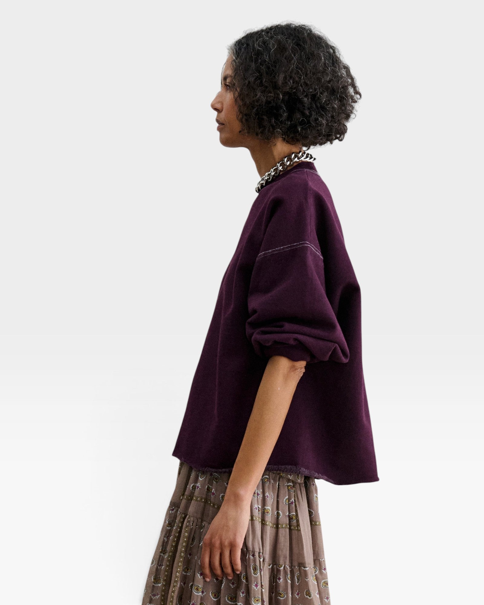 RACHEL COMEY Fond Sweatshirt - Plum