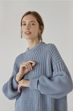 Delcia Sweater - Dusty Blue