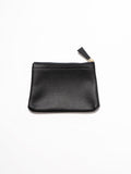 Petite Pouch - Black Pebble Leather