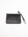 Moyen Pouch - Black Pebble Leather