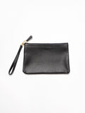 Moyen Pouch - Black Pebble Leather