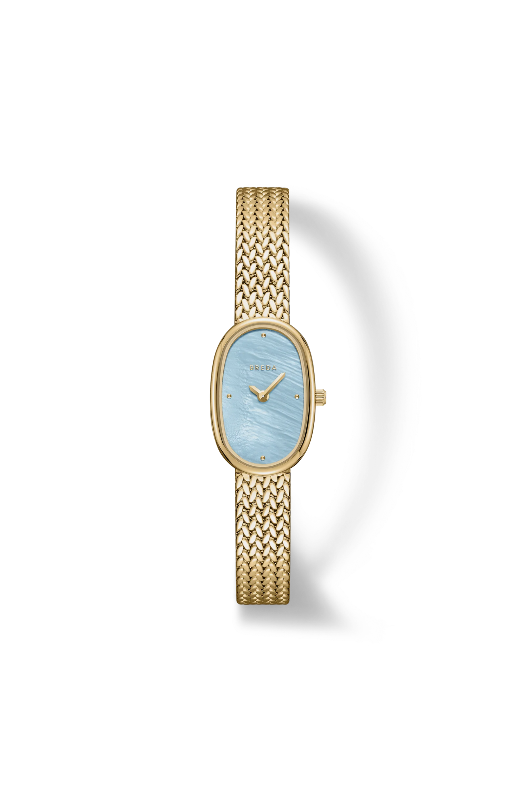BREDA Jane Small Watch Tethered - Gold and Sky