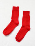 Classic Cashmere Socks in Red