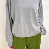 Cali Jersey Sweatshirt - Melange Grey