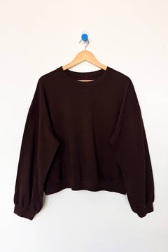 Cali Jersey Sweatshirt - Dark Cacao