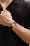 Virgil Watch - Gold, Black and Ivory on model 