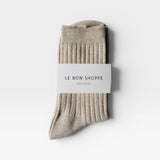Glitter Her Socks - Ivory Gold