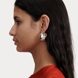 Rachel Comey Large Keel Hoop - Silver