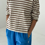 Sailor Top - Coffee Stripe