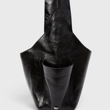 RACHEL COMEY Tool Bag in black leather, alternate styled view.