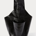 RACHEL COMEY Tool Bag in black leather, alternate styled view.
