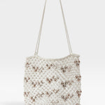 Mini Web Bag Silver front