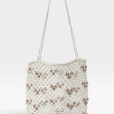Mini Web Bag Silver front