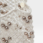 Mini Web Bag Silver hardware