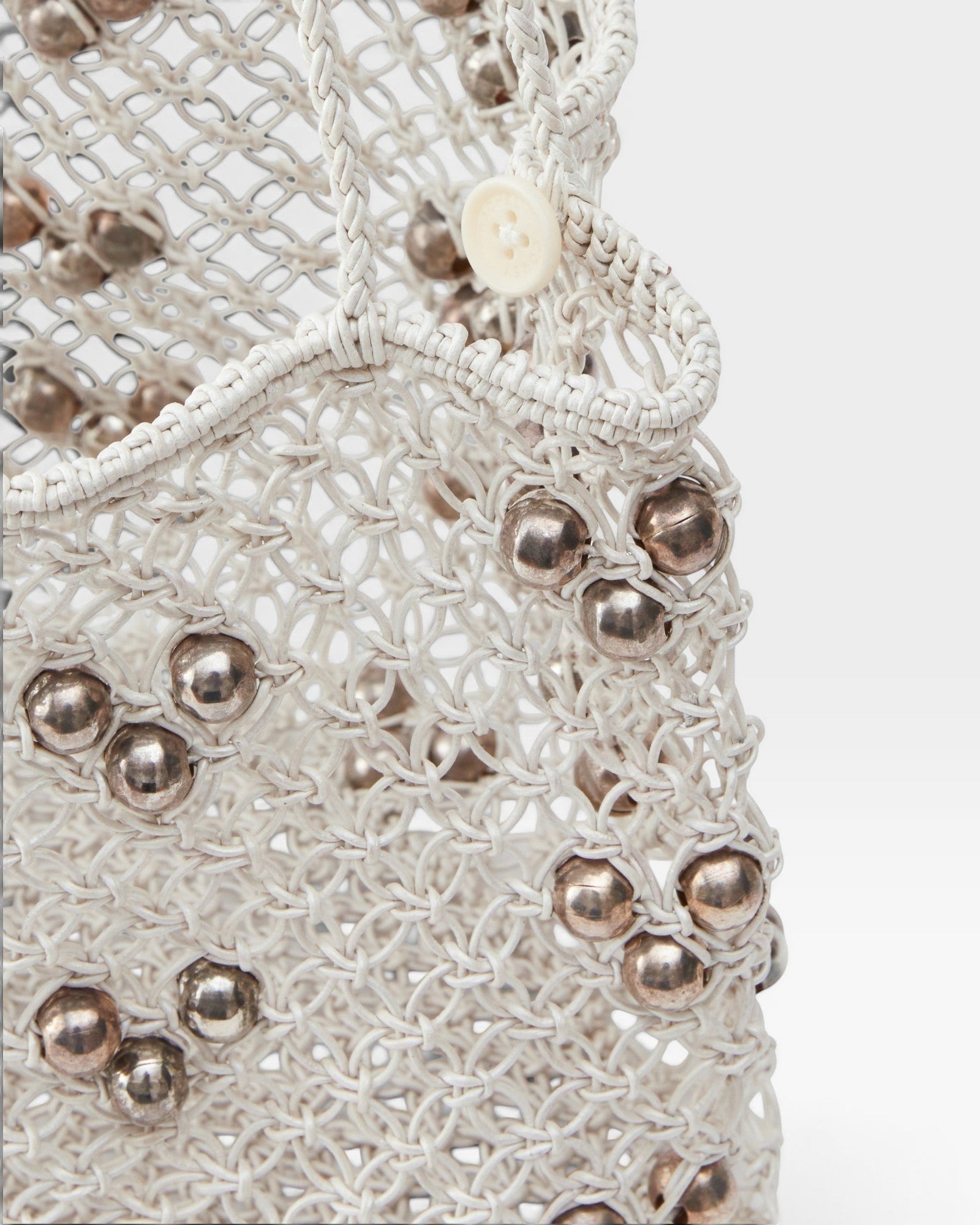 Mini Web Bag Silver hardware