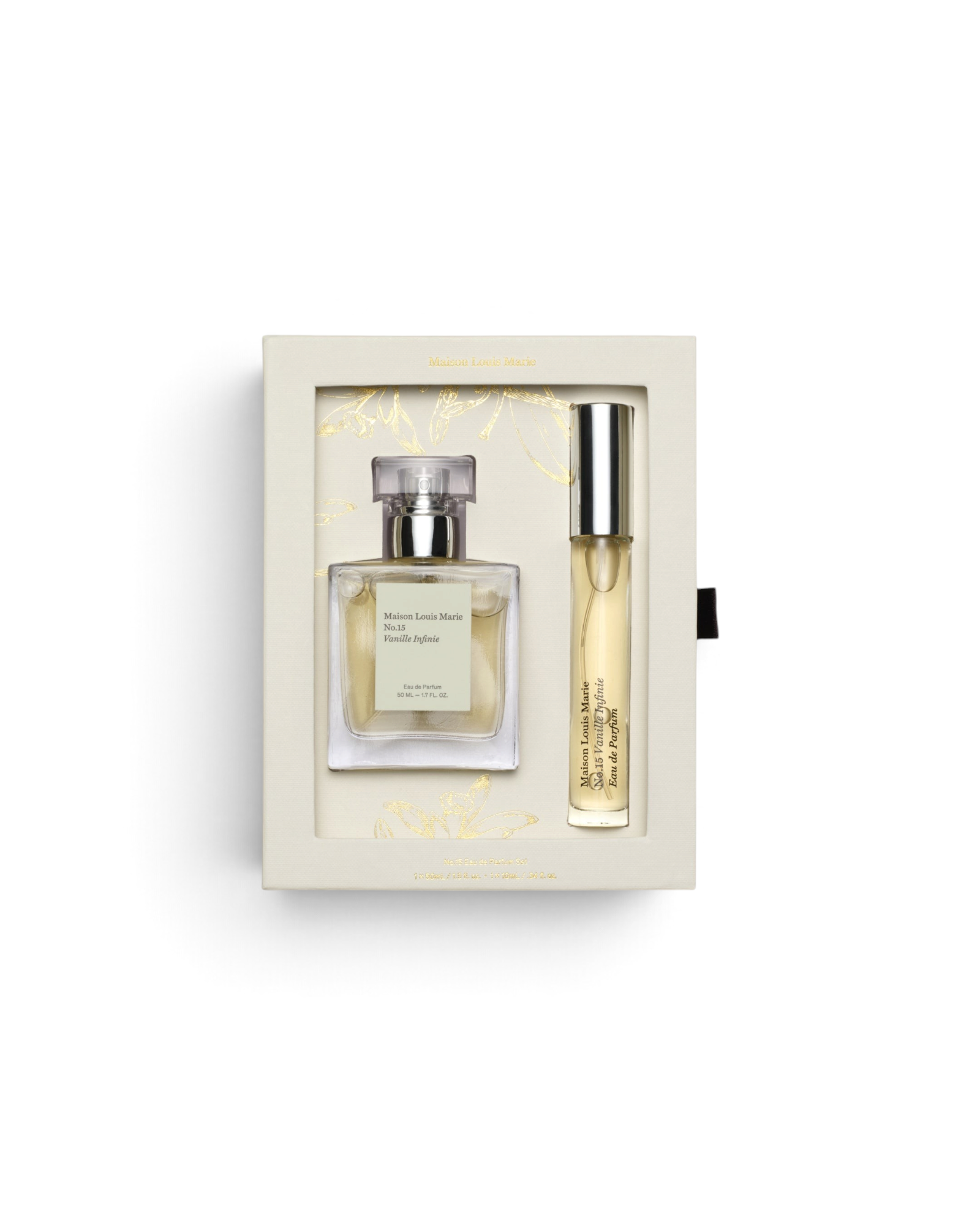 Maison Louis Marie No.15 Vanille Infinie Eau de Parfum Gift Set — gift set with box, front