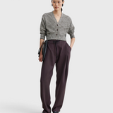 Rachel Comey Gimlette Top in Black Multi cotton tweed - front
