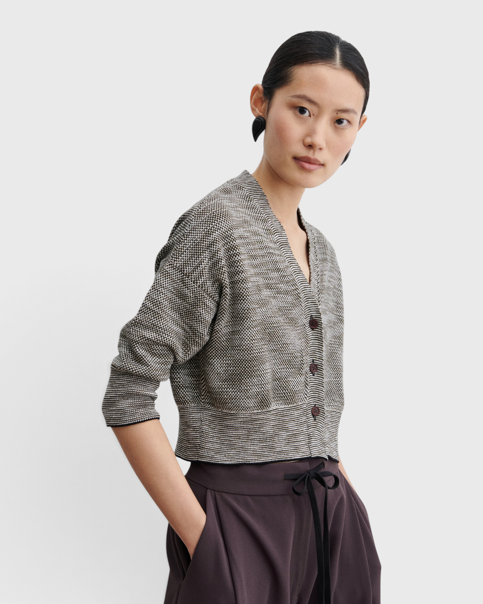 Rachel Comey Gimlette Top in Black Multi - side