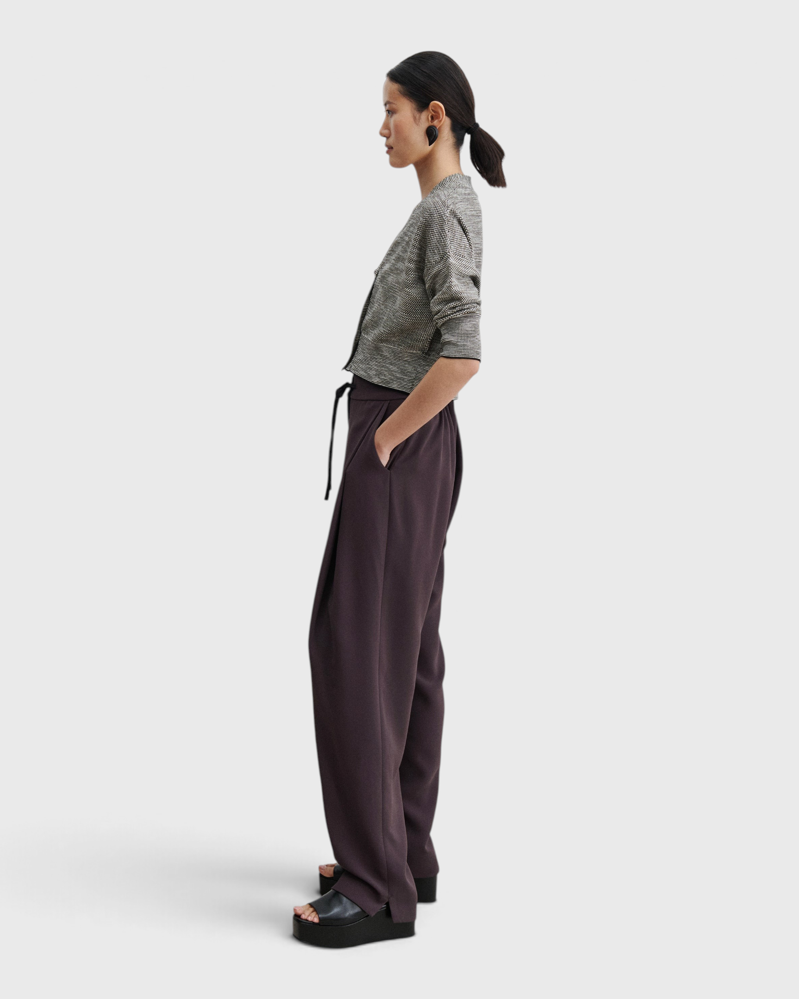 Rachel Comey Gimlette Top in Black Multi - back