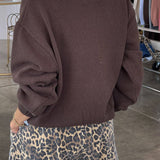 Milo Cotton Sweater - Brown