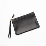 Moyen Pouch - Black Pebble Leather