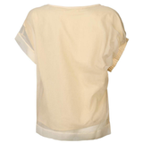 Gerta Organza Top - Bisque