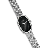 Jane Small Watch Tethered - Silver and Black