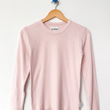 Pointelle Fundamental Tee - Baby Pink