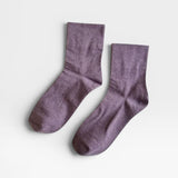 Sneaker Socks in Purple