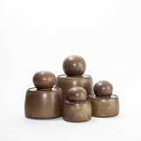 Stash Jars - Olive Brown