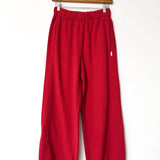 French Terry Balloon Pants - Red Tulip