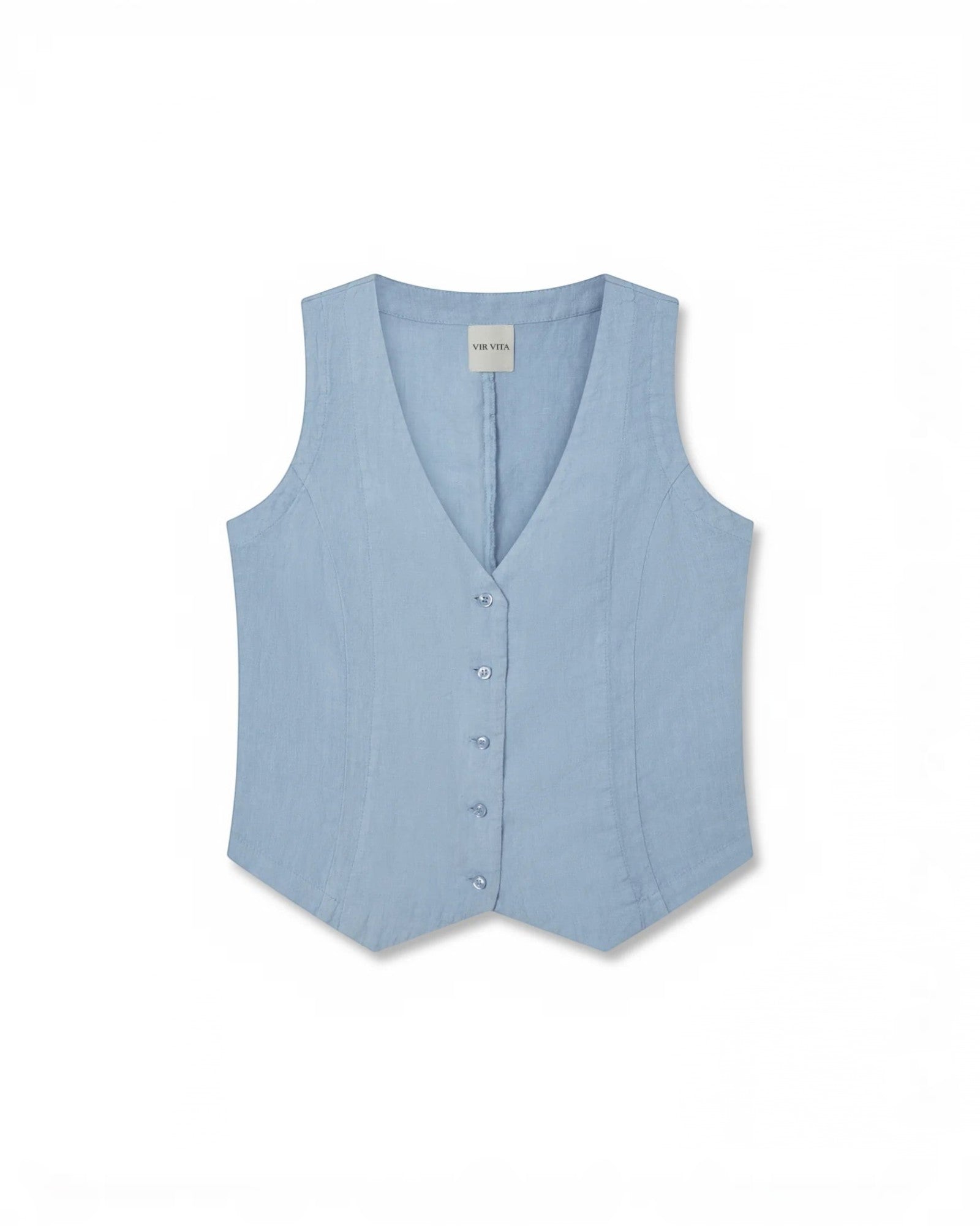 VIR VITA Violette Vest - Baby Blue