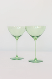 Mint Martini Glasses