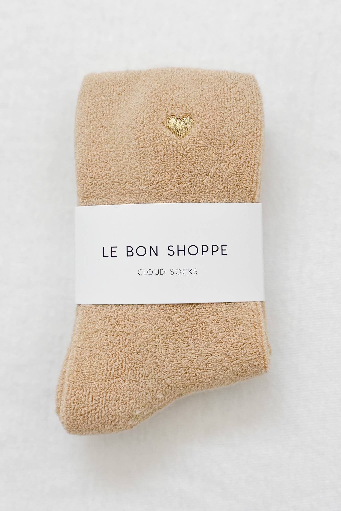 Embroidered Cloud Socks